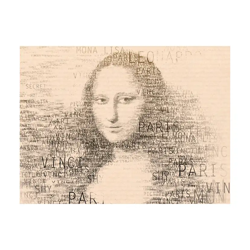 Fototapet Arkiio Mona Lisa Tankar