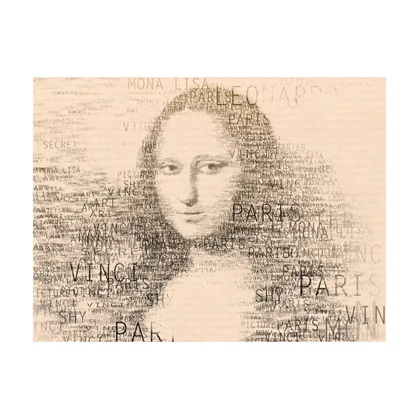 Fototapet Arkiio Mona Lisa Tankar