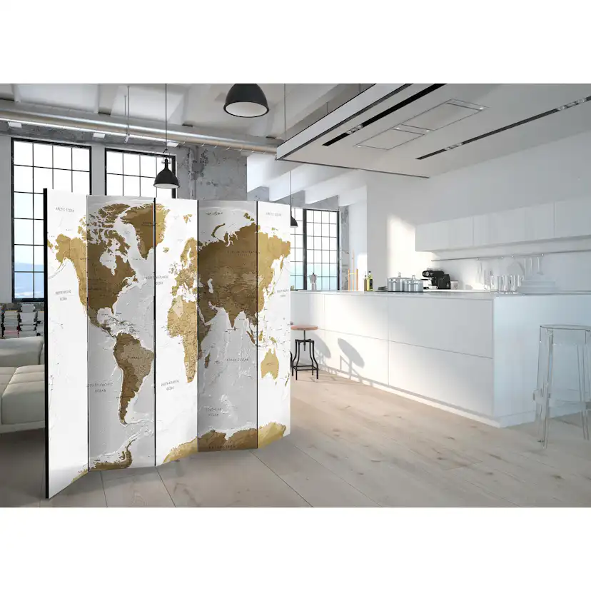 Rumsavdelare Arkiio White Oceans 225x172 cm