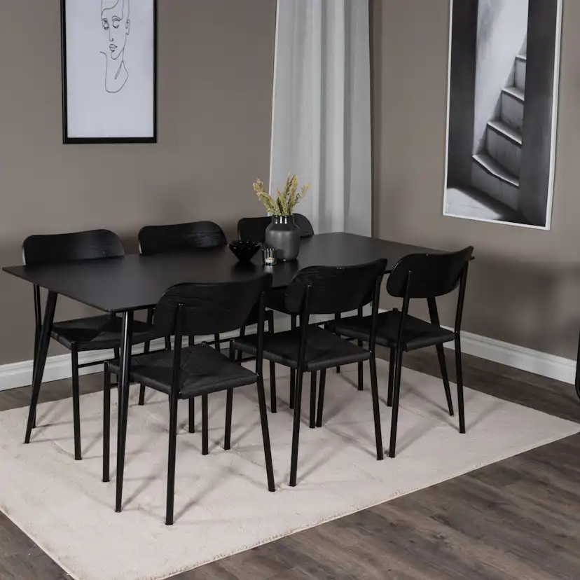 Matgrupp Venture Home Silar med 6st Polly Stolar