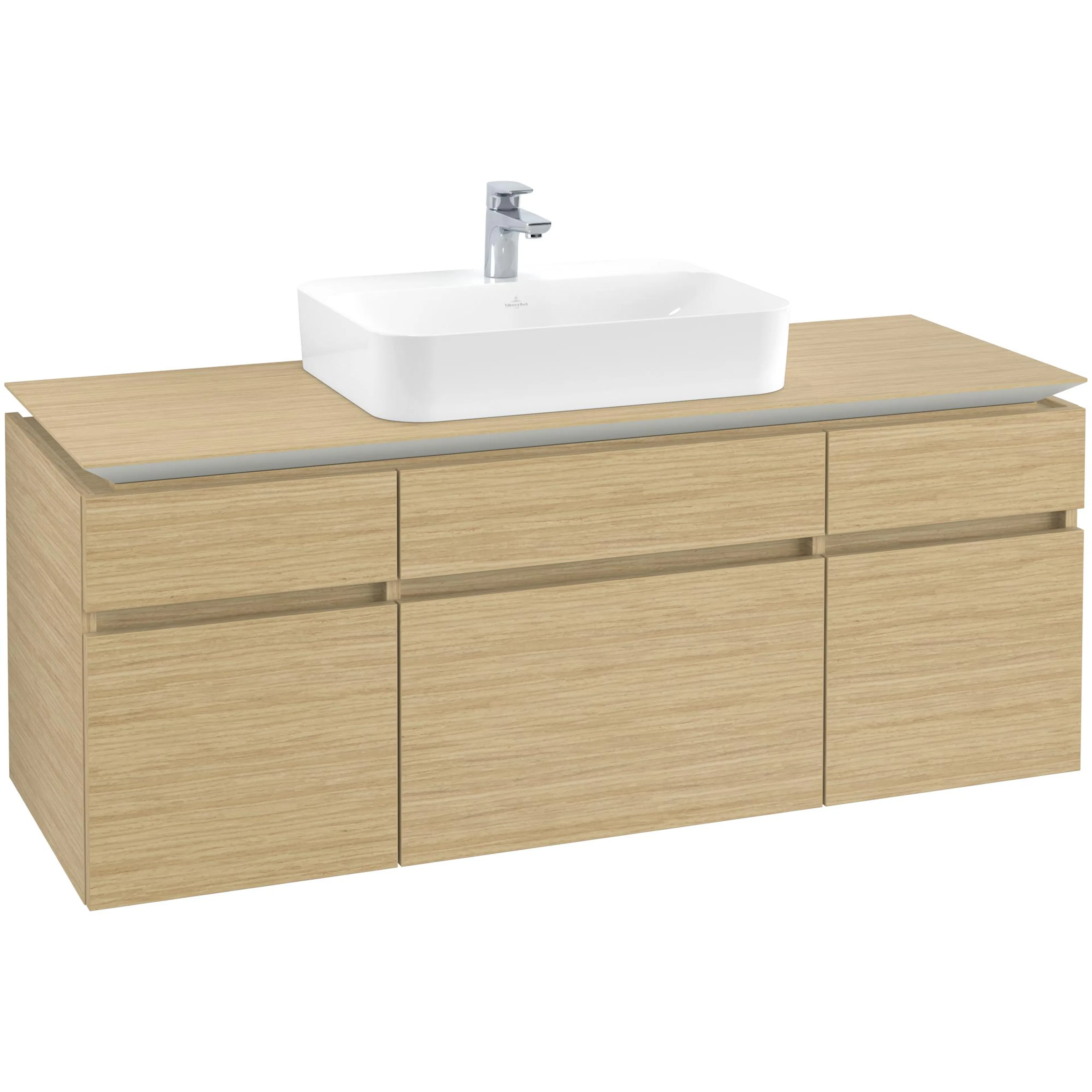 Tvättställsskåp Villeroy & Boch Legato med 5 Lådor för Ytmonterat Tvättställ från Finion & Memento