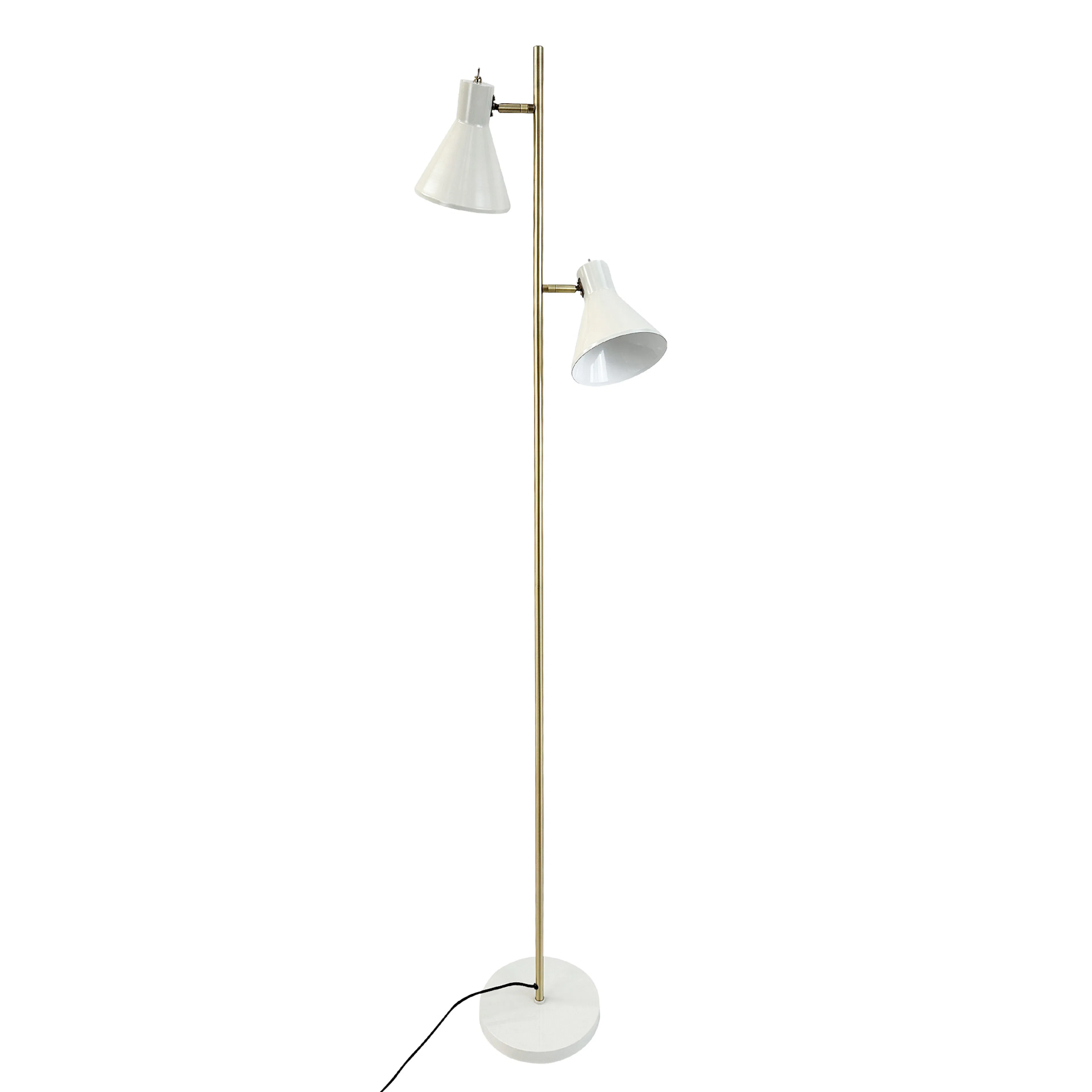 Golvlampa Dyberg Larsen Sleep Vit/Mässing