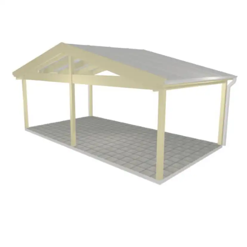 Uterumsstomme Glimma B 6599 x D 3580mm med Mittstolpe B 6599 x D 3580 mm