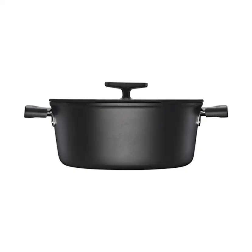 Gryta Fiskars Hard Face 5 L 26 cm – Non-Stick Gryta Med Slitstark Beläggning För Enkel Rengöring