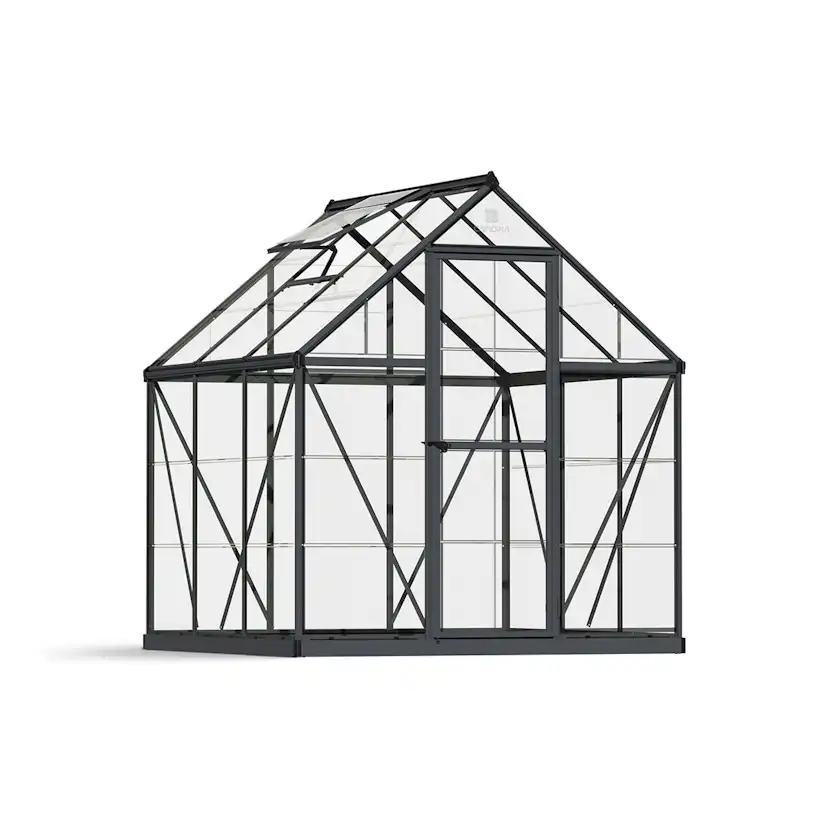 Växthus Canopia by Palram Harmony Aluminiumram med UV-Skyddad Polykarbonat & Ventilationsfönster, 2,3 m²