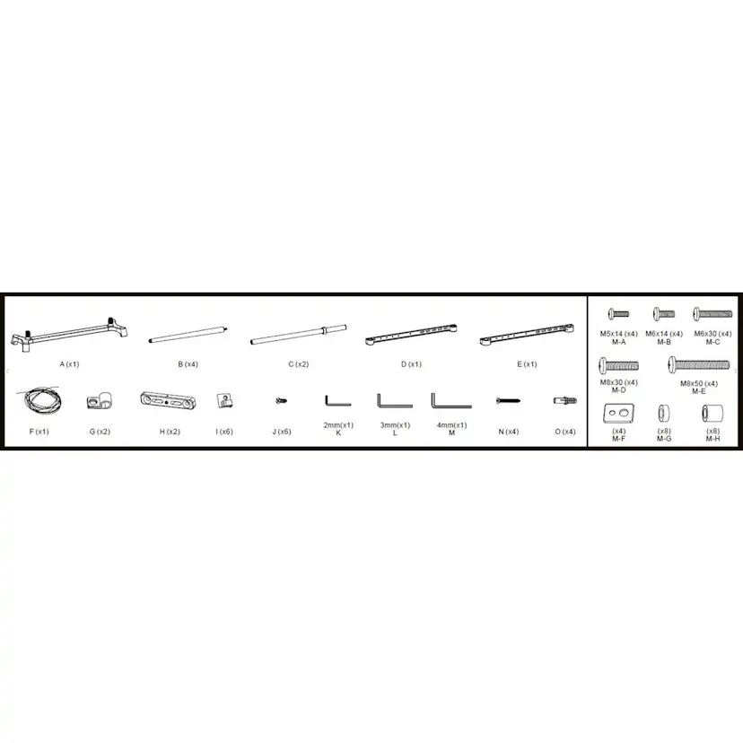 Golvstativ Mozi Art Series för 55-75 tum