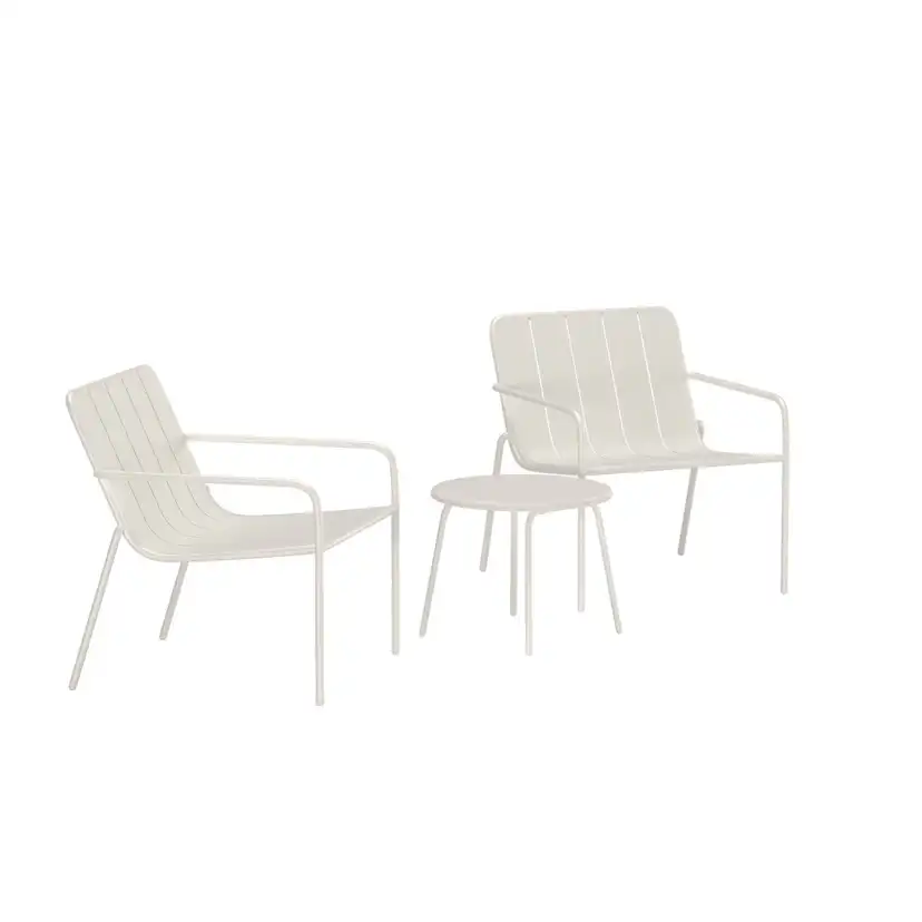 Loungeset Venture Home Minos 2st Fåtöljer med 1st Sidobord