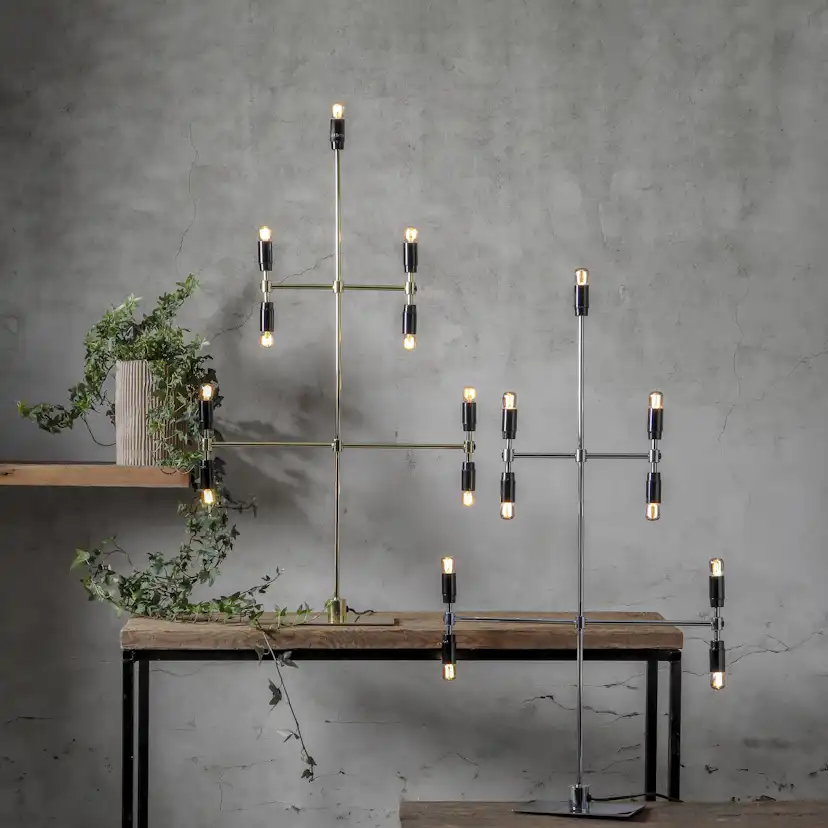 Ljusstake Twice Krom