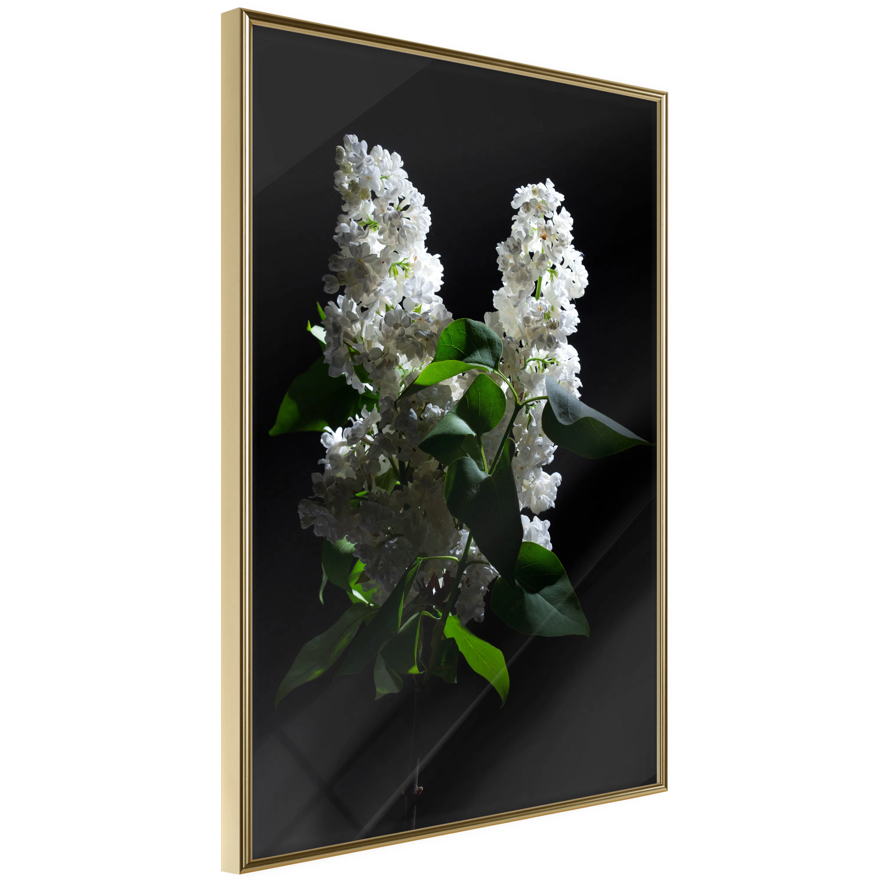 Poster Artgeist Affisch Lilacs at Night