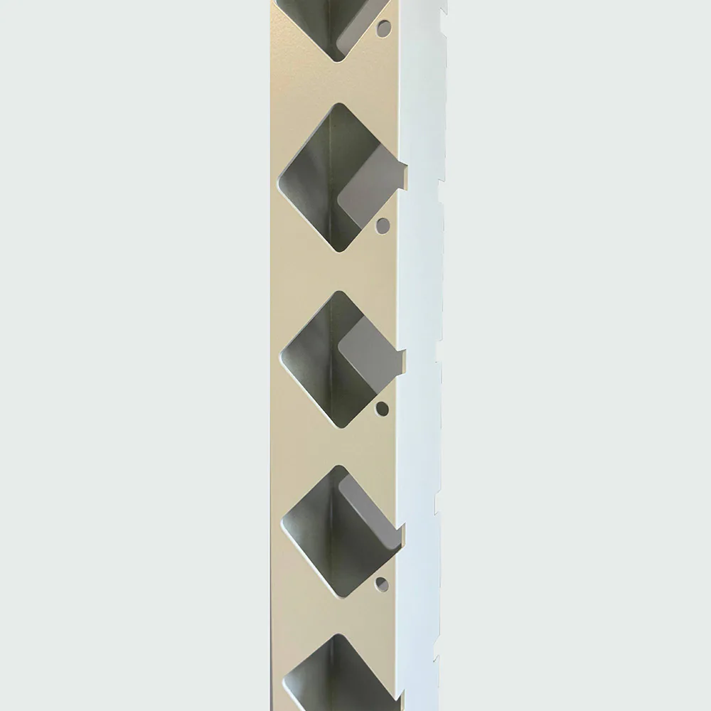 Staketstolpe Bolmen 995mm Hörnstolpe 45grader Vit Höjd: 995 mm, Vit