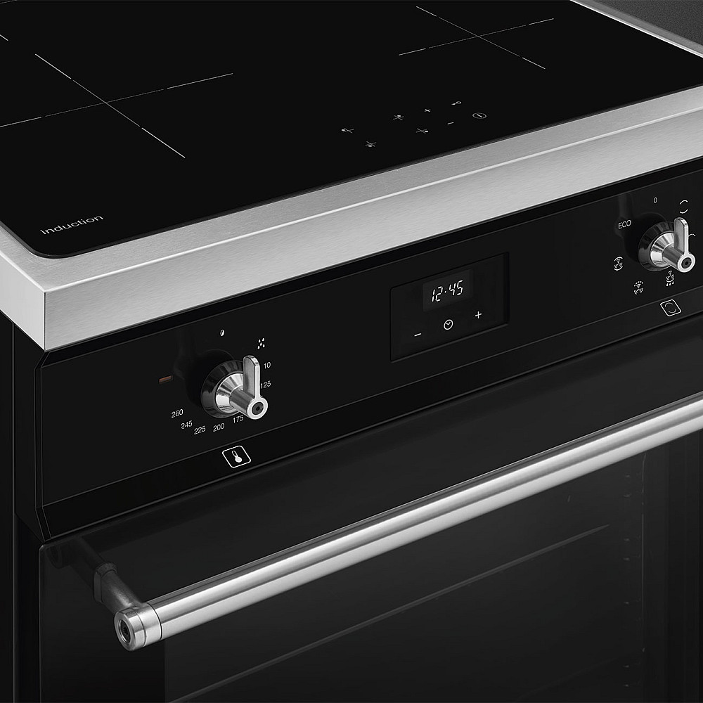 Induktionsspis Smeg C6IMMBT2 Svart Spis med Induktionshäll