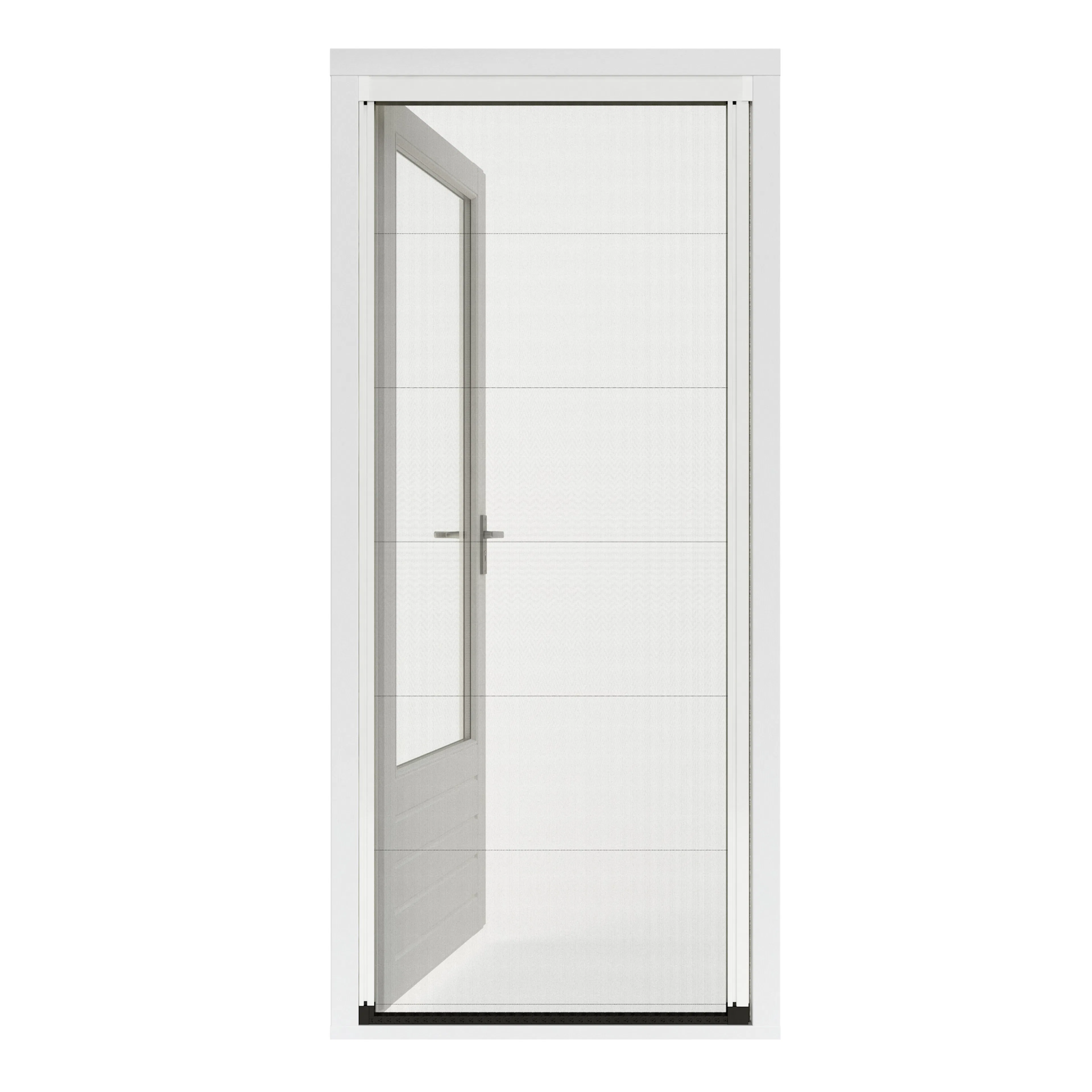 Insektsnät Lundbergs Plisserat Skjutdörr 960X2030-2060  mm Vit