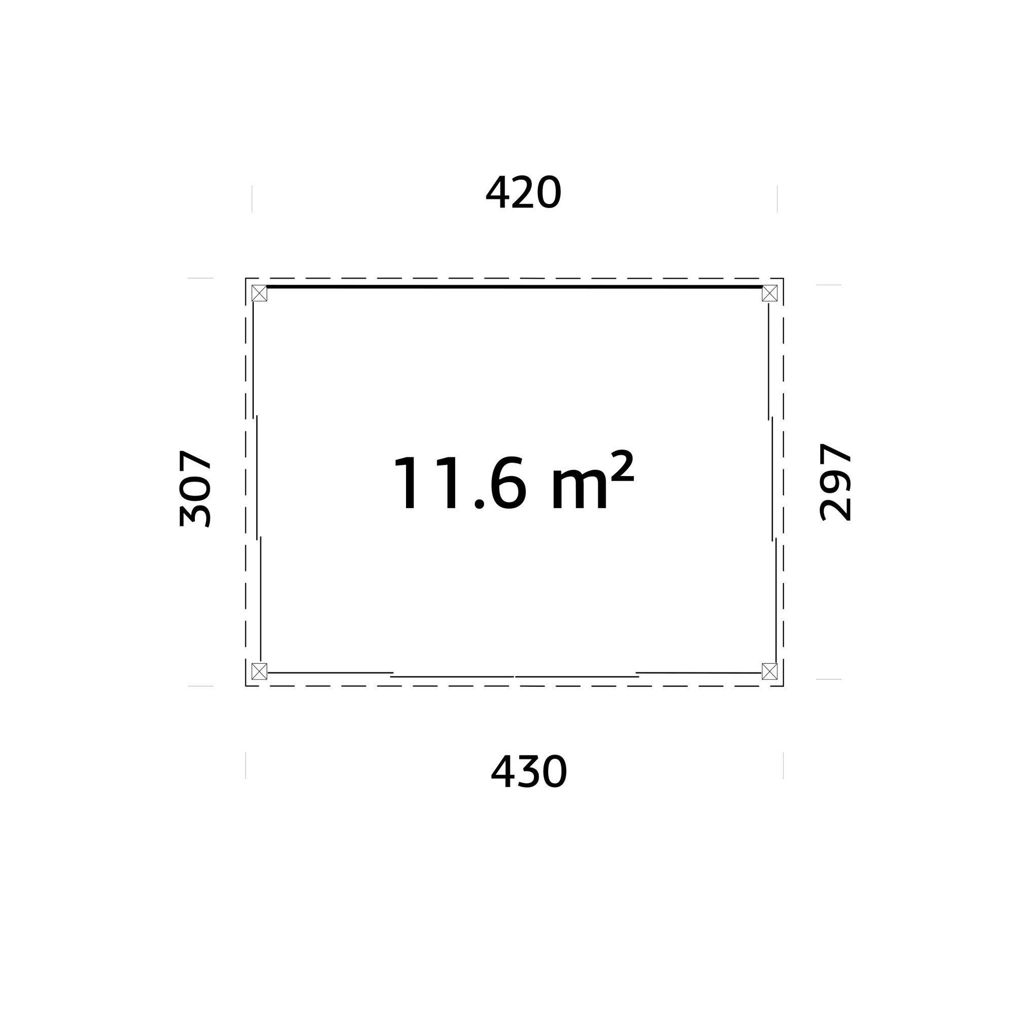 Uterum Palmako Saga 12,5 m² (inv. 11,6 m²) Slide