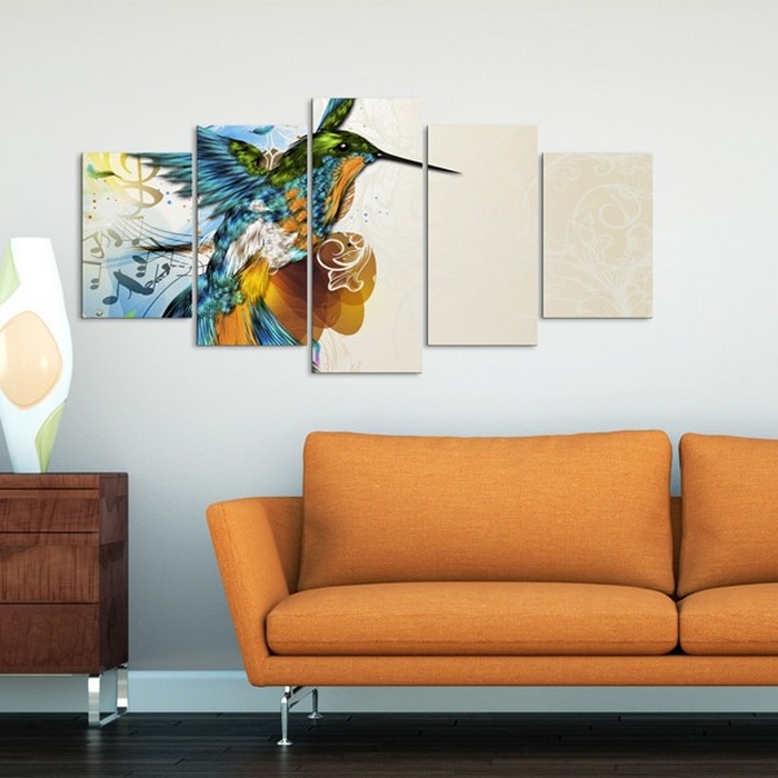 Tavla Arkiio Bird's Music 5 delar