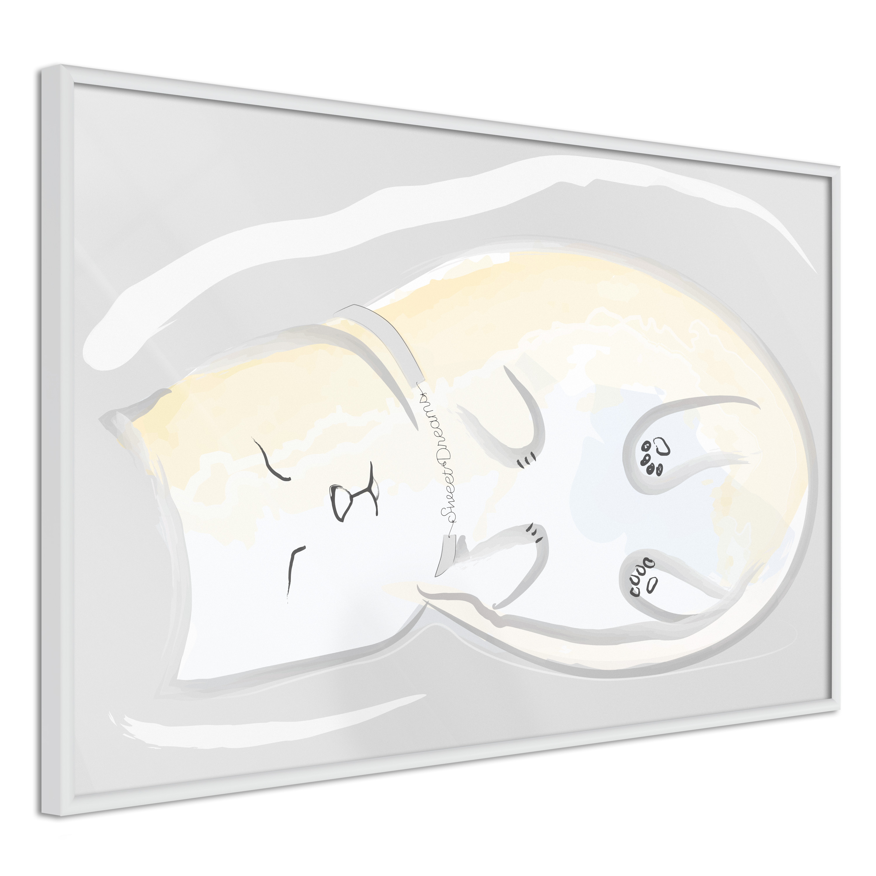 Poster Artgeist Affisch Sleepy Kitty