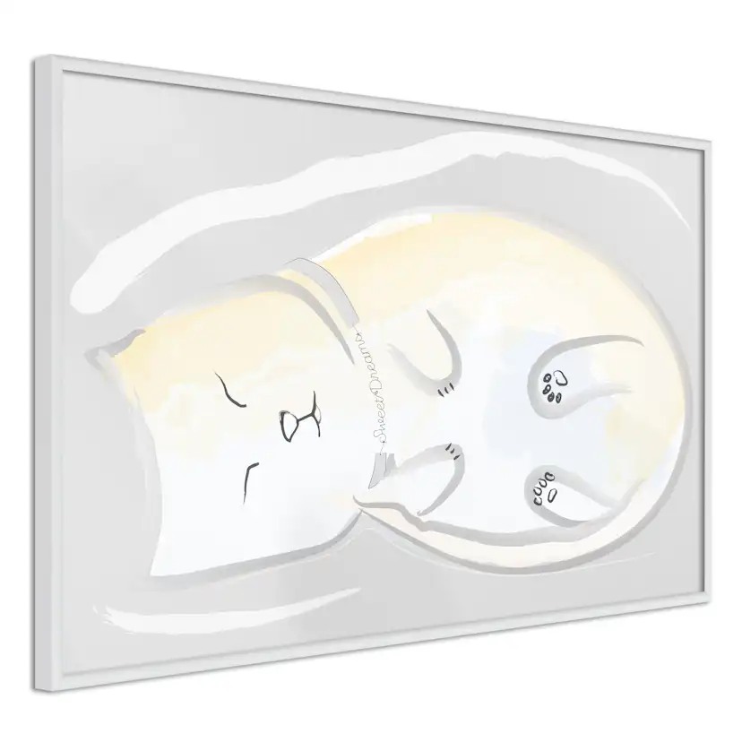 Poster Artgeist Affisch Sleepy Kitty