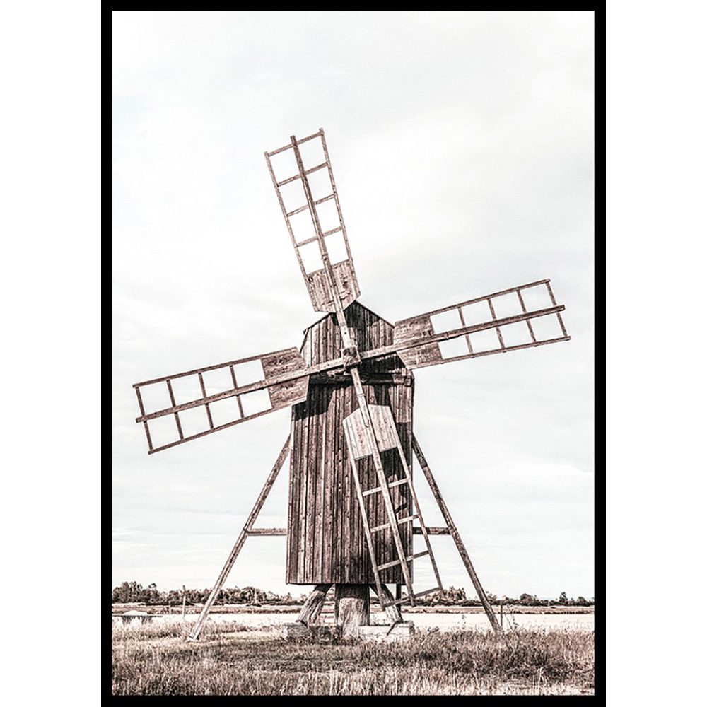 Poster Gallerix Old Wooden Wind Mill
