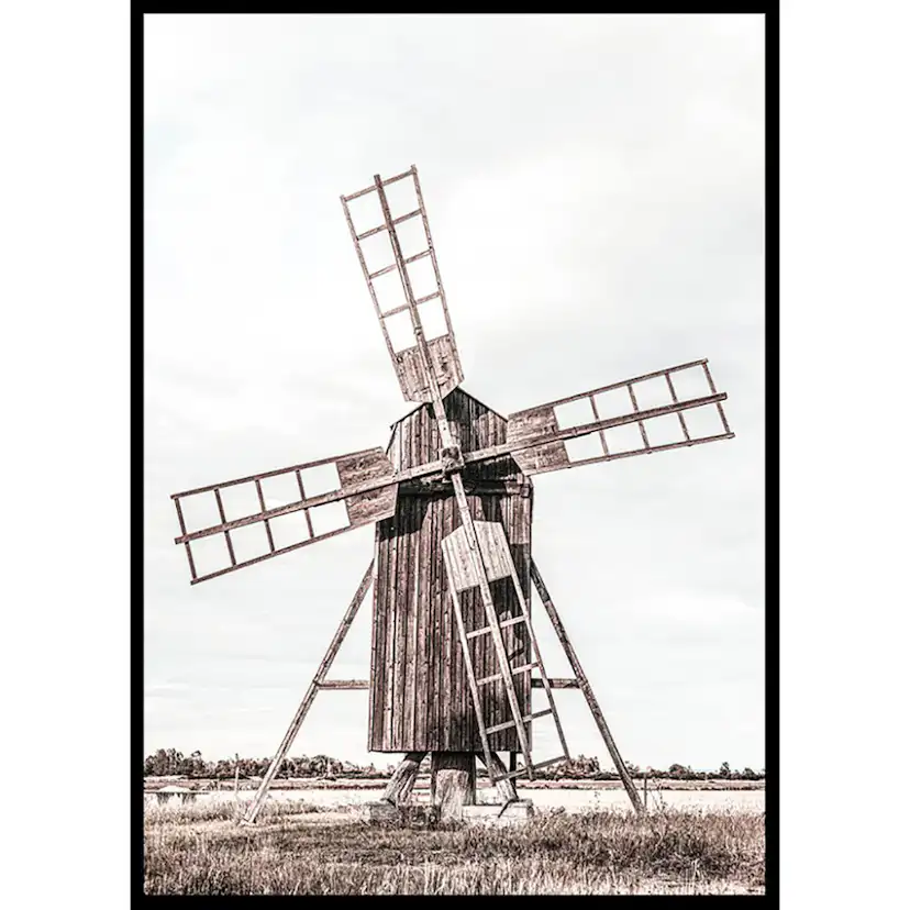 Poster Gallerix Old Wooden Wind Mill