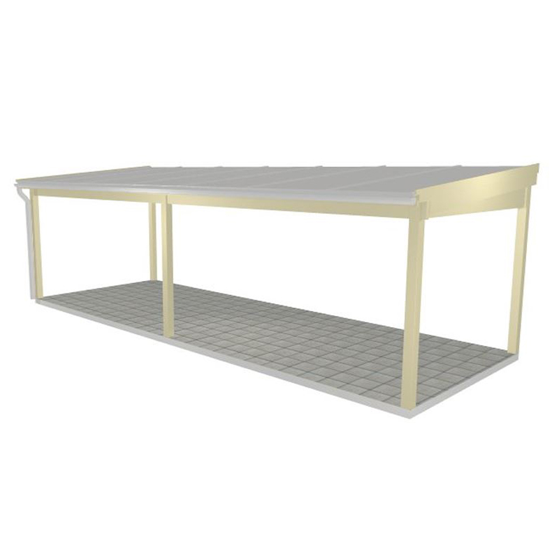 Uterumsstomme  Skimmra  B 8145 x D 2930mm med Mittstolpe B 8145 x D 2930 mm