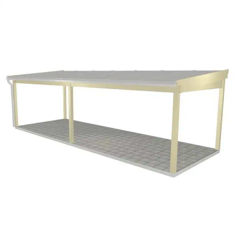 Uterumsstomme Skimmra B 8145 x D 2930mm med Mittstolpe B 8145 x D 2930 mm