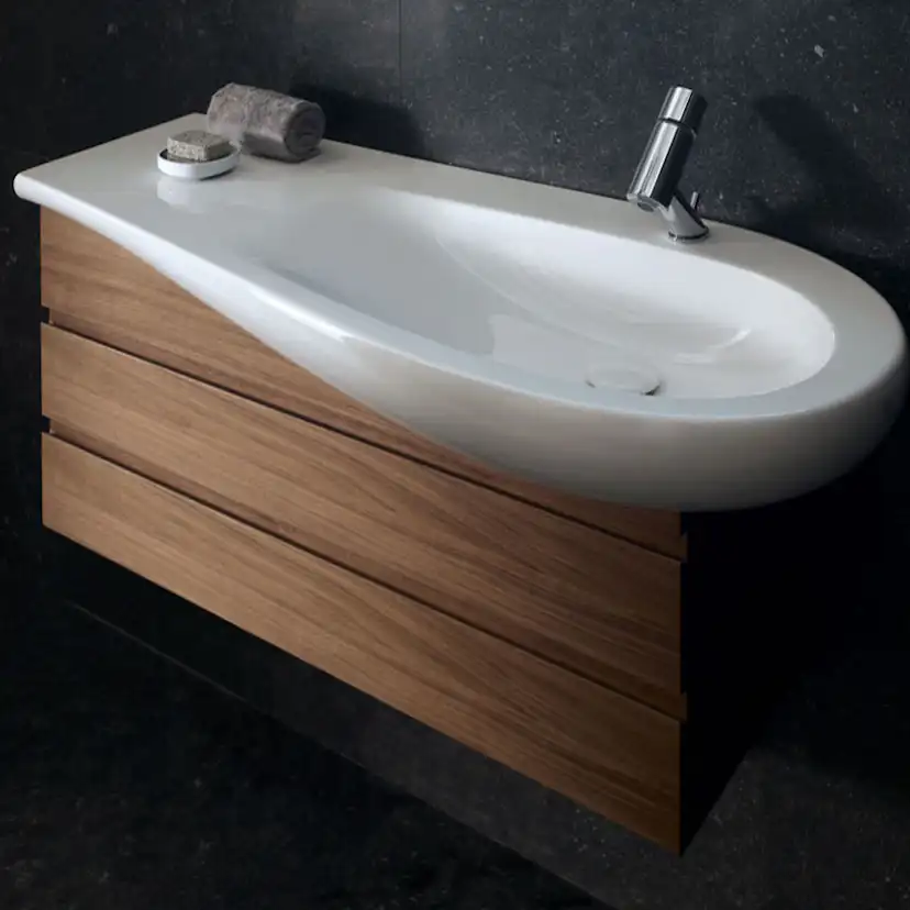 Tvättställ Laufen Il Bagno Alessi One Tuna 814971 1600 mm