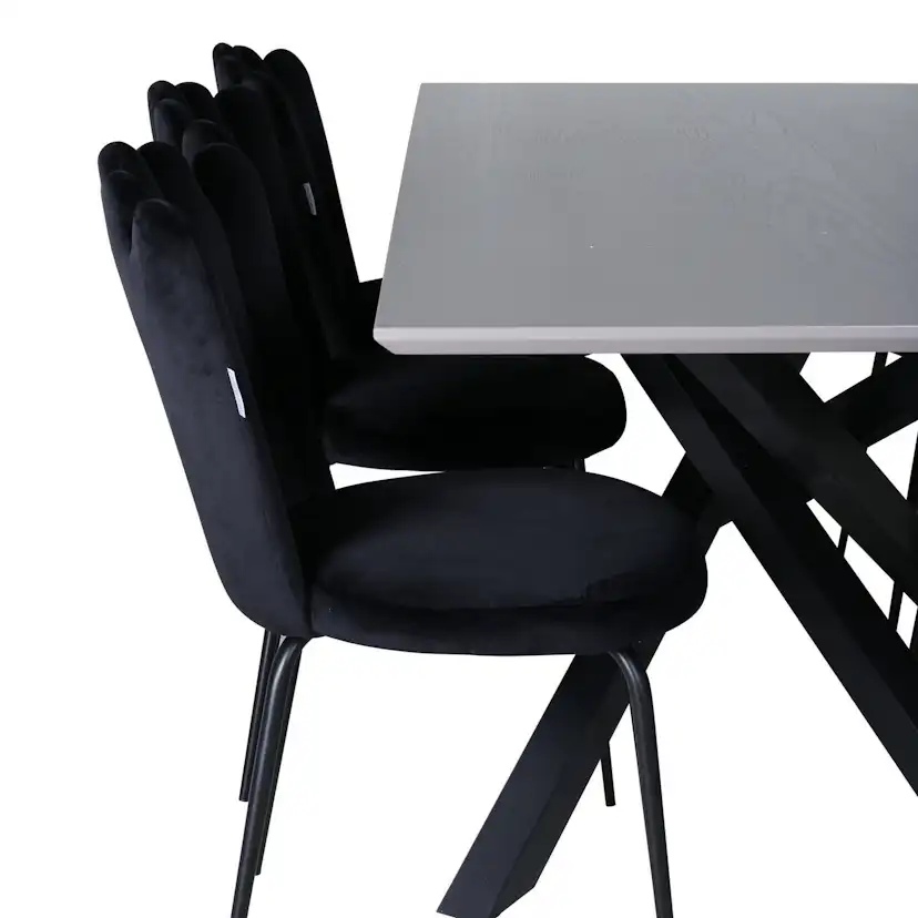 Matgrupp Venture Home Piata med 6 Limhamn Light Stolar