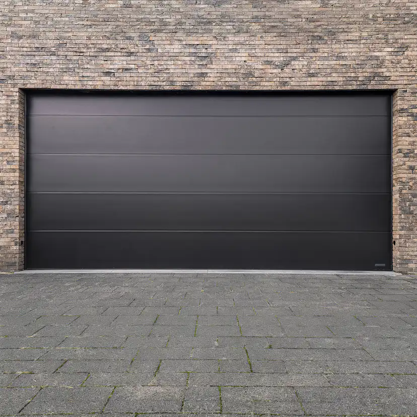 Garageport Nordic Home 240 x 212 cm Svart