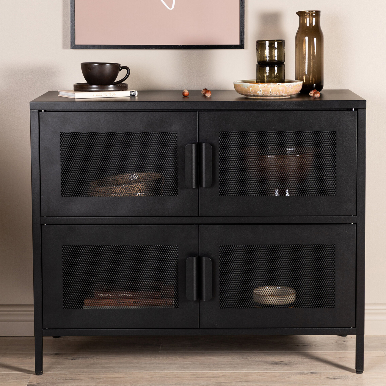 Nett Cabinet - Black Svart