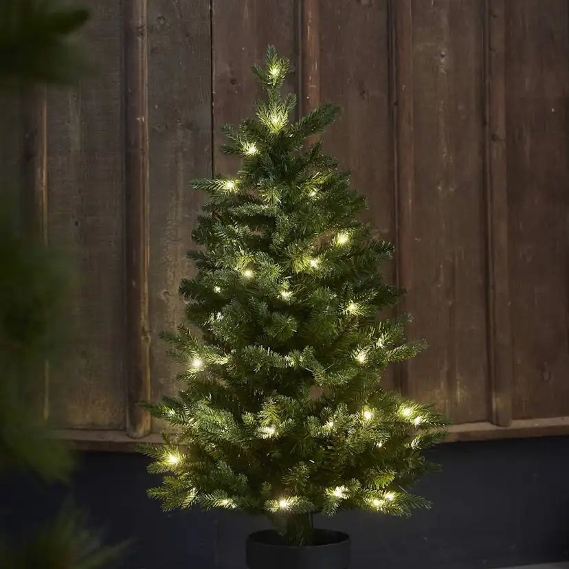 Julgran Star Trading Byske Plastgran 90 cm med LED 50 Ljus