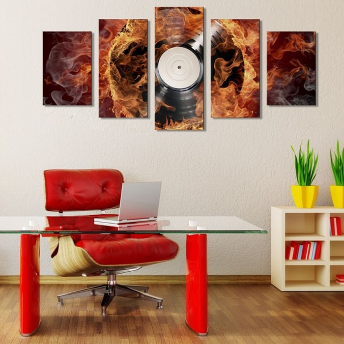 Tavla Arkiio Vinyl On Fire