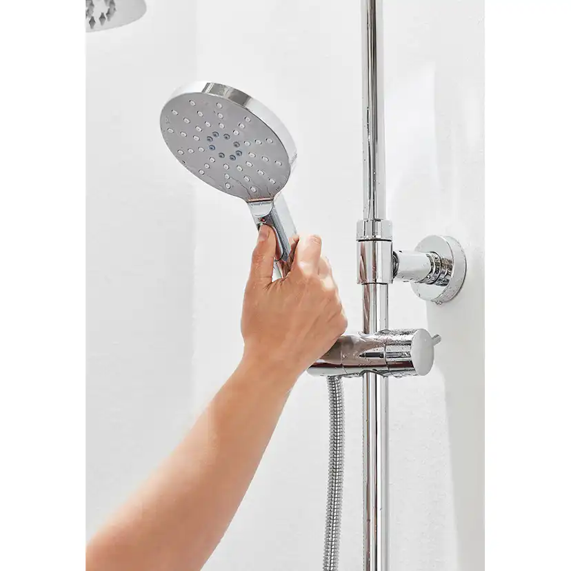 TAKDUSCH STUDIO KROM CC160 M 250MM DUSCHHUVUD Krom, cc-mått: 160 mm, Duschhuvud: Ø250 mm