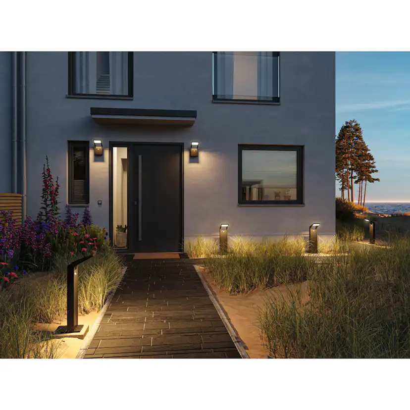 Pollare LED Paulmann Juntea med Skymningsstyrd rörelsedetektor Seawater Resistant IP44 230V