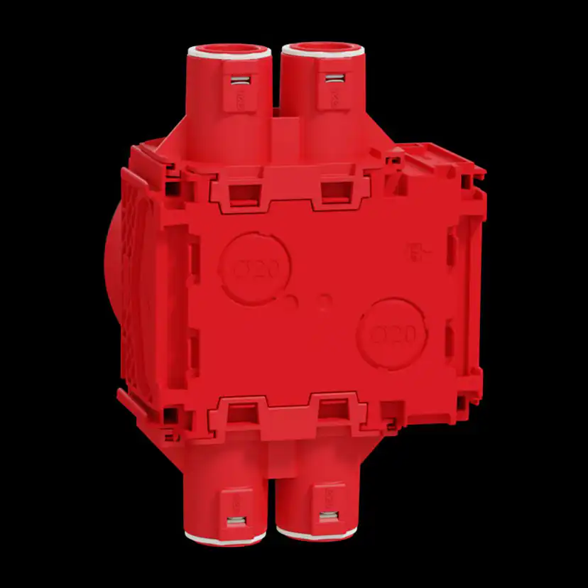 Branddosa Elko Flexi+ Infälld EI30/60/90 Kopplingsdosa för Brandklassade Väggar