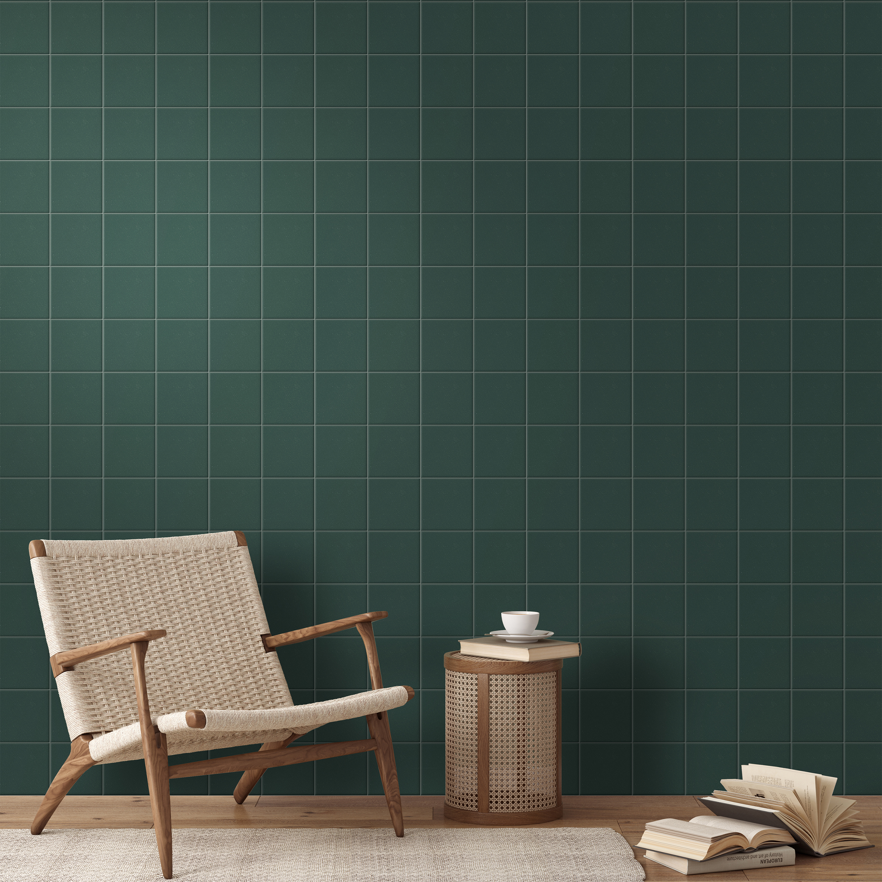 Klinker Terratinta Hexa Square Green Echo 15x15 cm