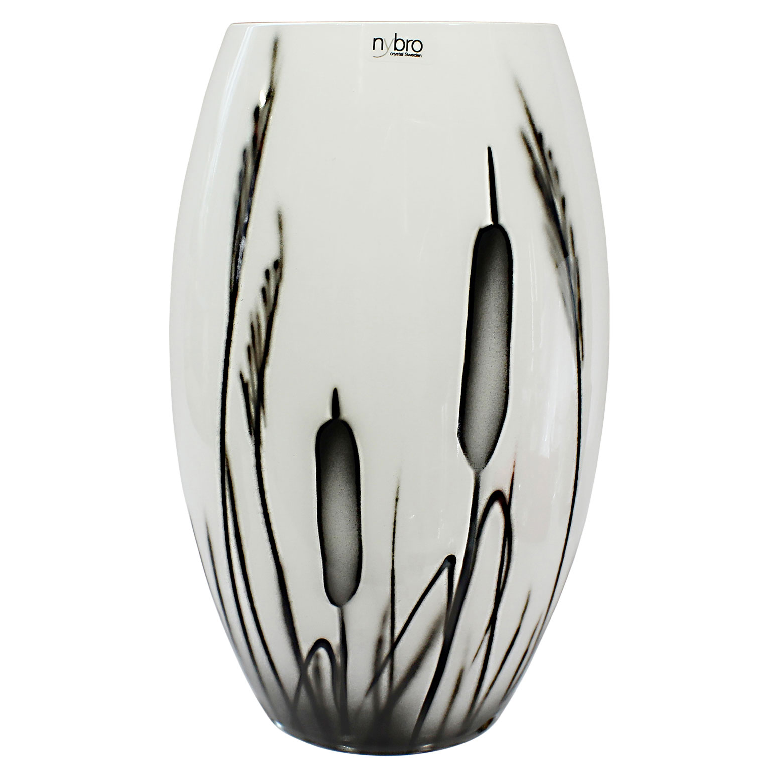 Vas Nybro Crystal Kaveldun Konvex 20 cm