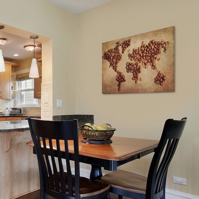 Tavla Arkiio Kaffe Från Hela Världen