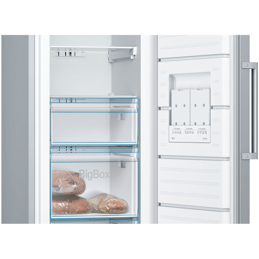 Kyl- och Fryspaket Bosch Serie 4 KSV33VLEP + GSN33VLEP 176 cm Rostfri Look