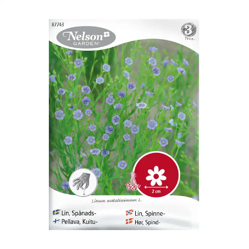 Frö Spånadslin Nelson Garden Blå