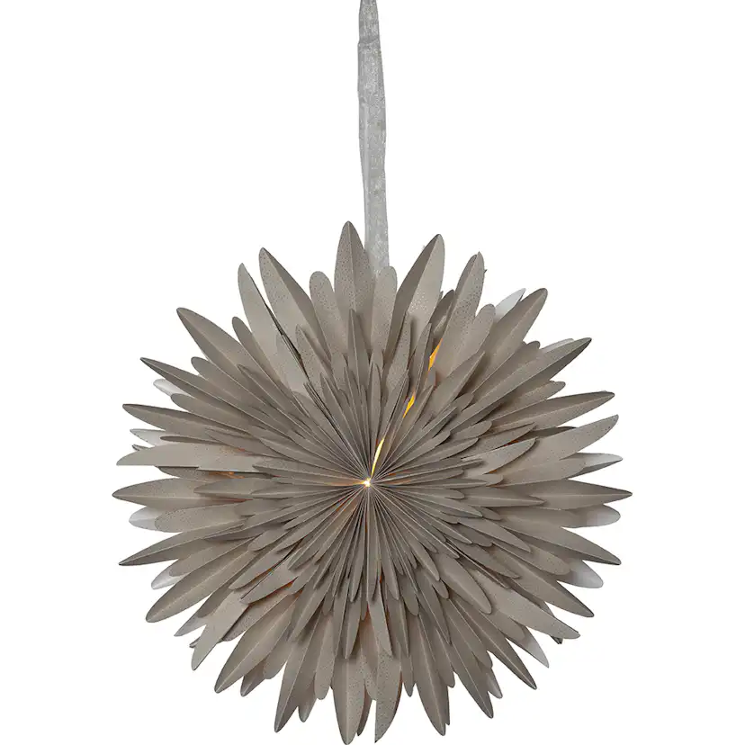 Pappersstjärna Winter Beige