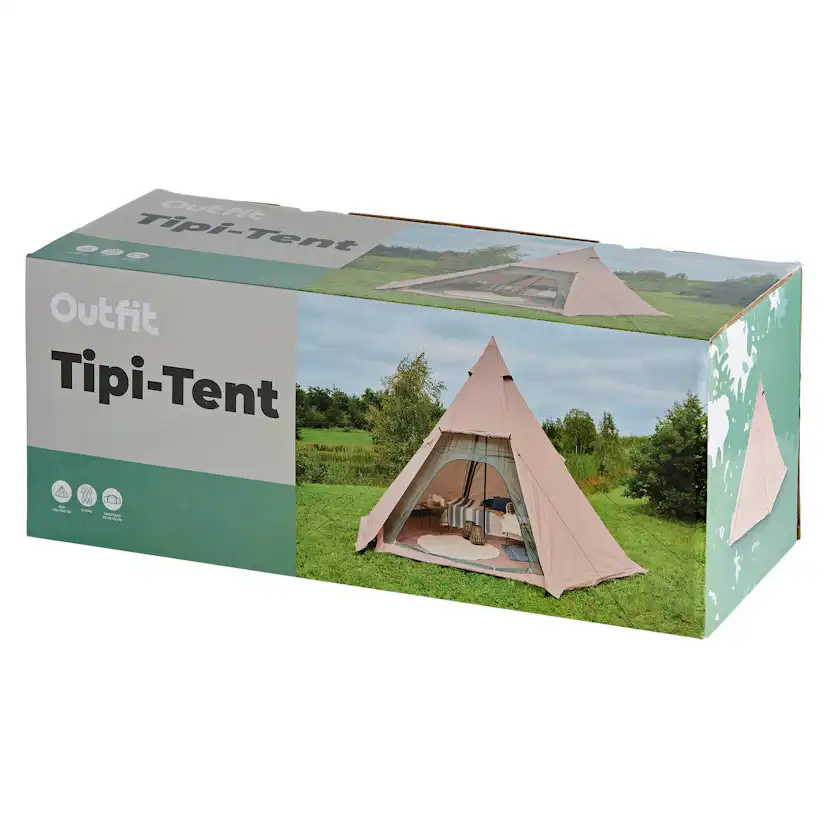 Glampingtält Comfort Graden Outfit Tipi
