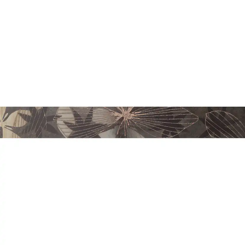 Kakel Arredo Elvana Nero List Svart 5x40 cm