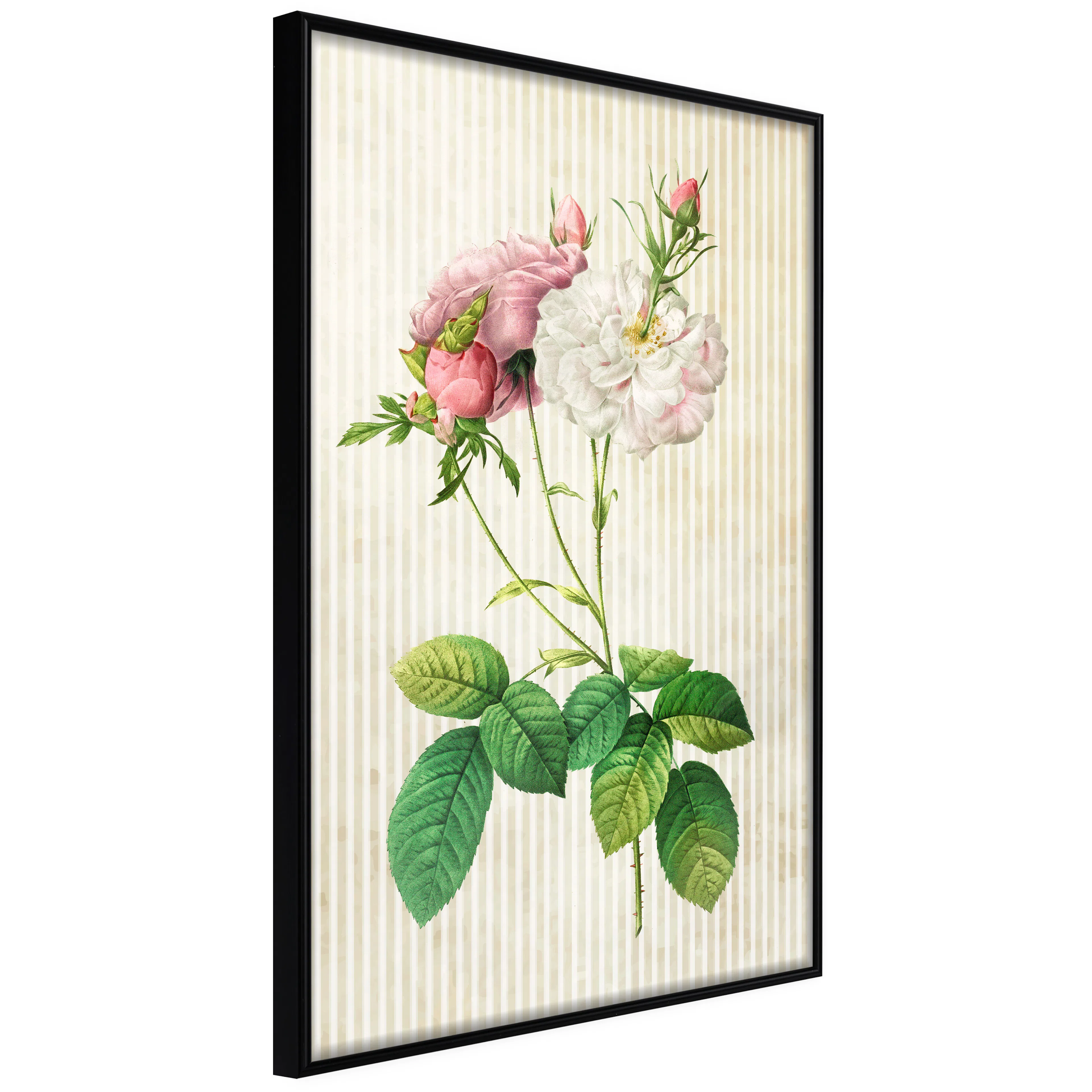Affisch - Floristic Chic [Poster] 40x60 Svart ram, 40x60 cm