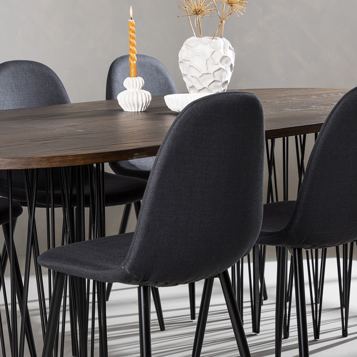 Matgrupp furniture/fashion Stone med 6 Polar Stolar