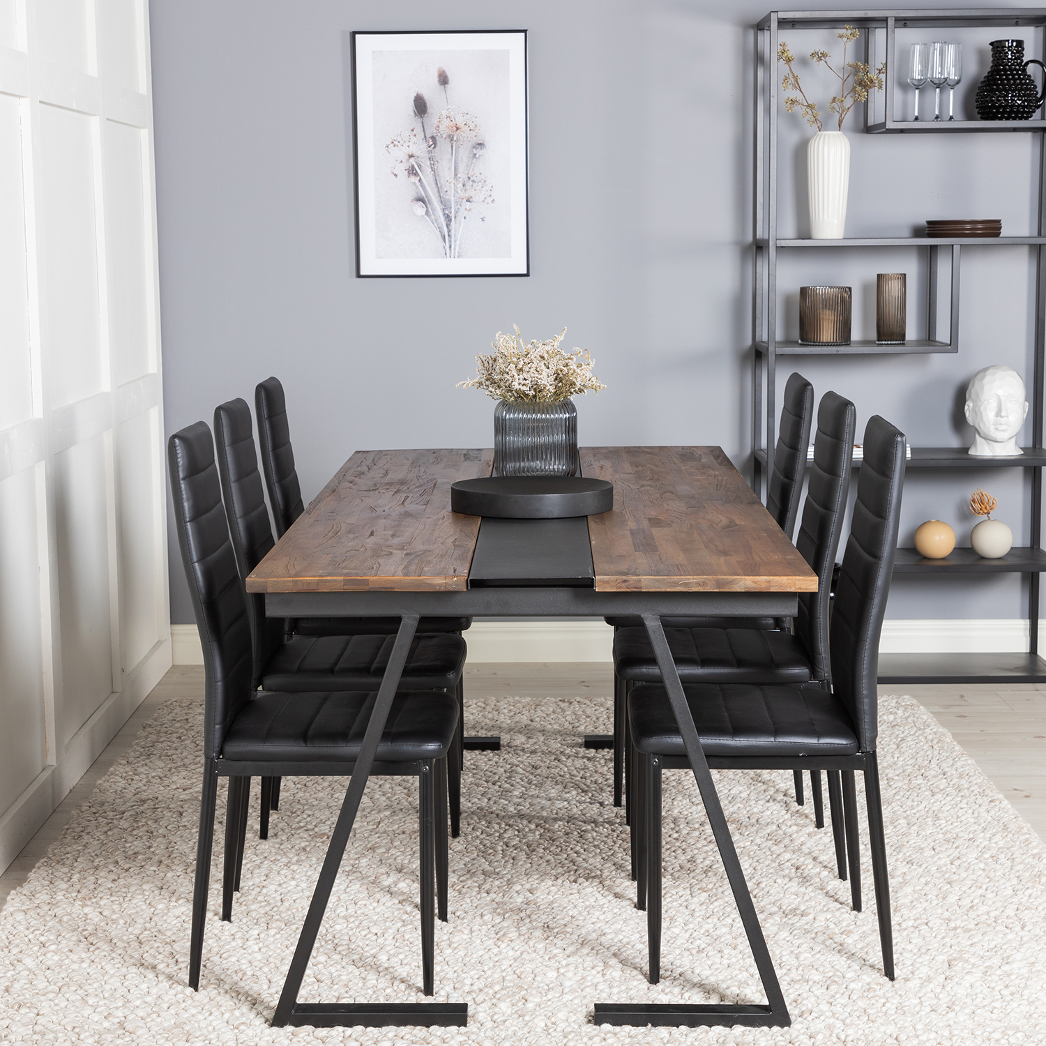 Matgrupp Venture Home Jane med 6 Sly Stolar