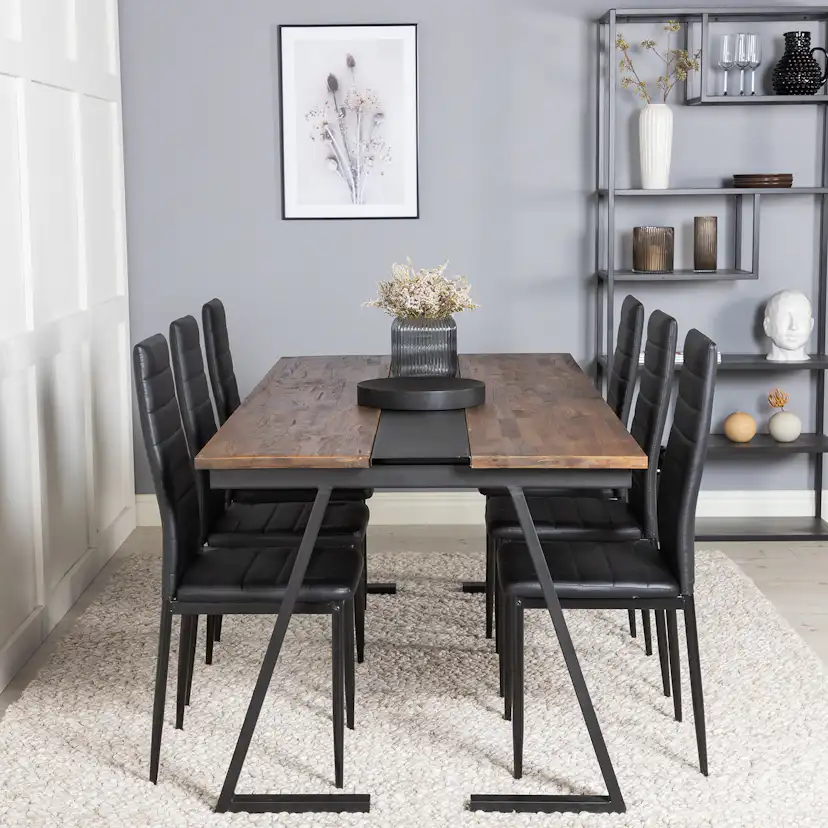 Matgrupp Venture Home Jane med 6 Sly Stolar