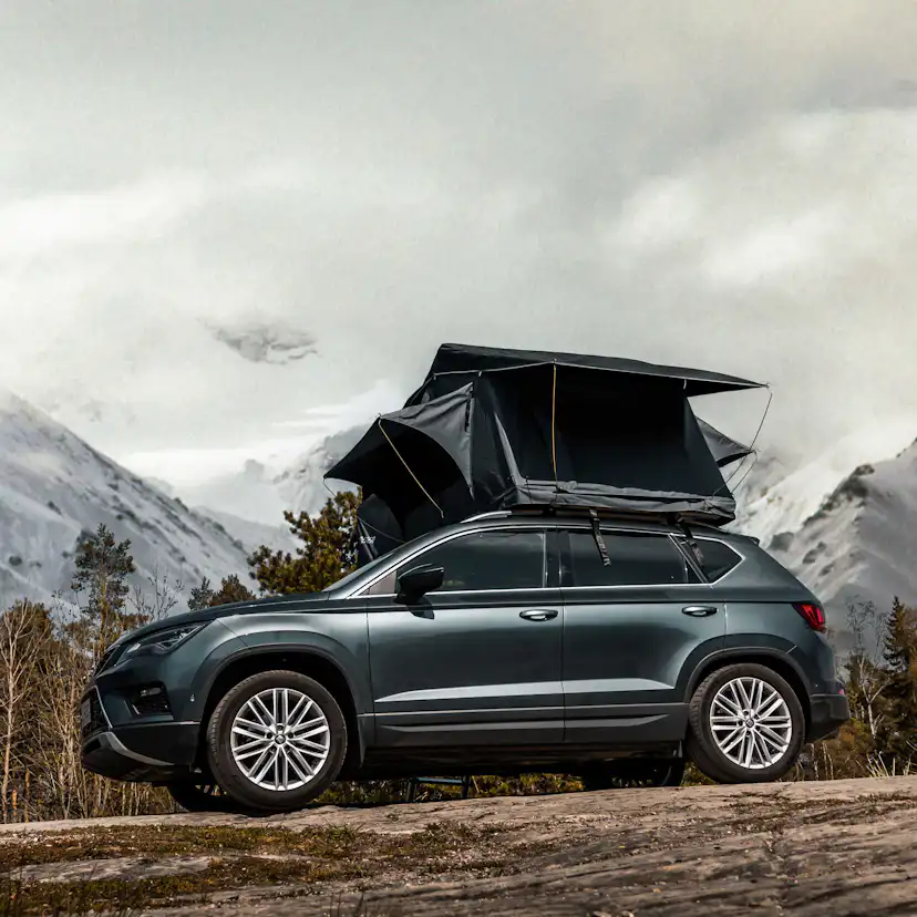 Taktält Trekker Camper M, svart Svart