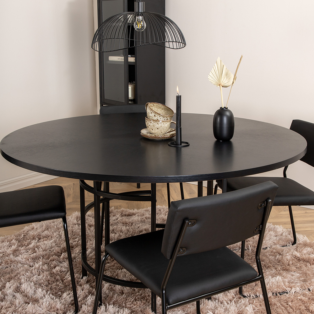 Matgrupp Venture Home Wien med 4 Kungshamn Stolar Konstläder