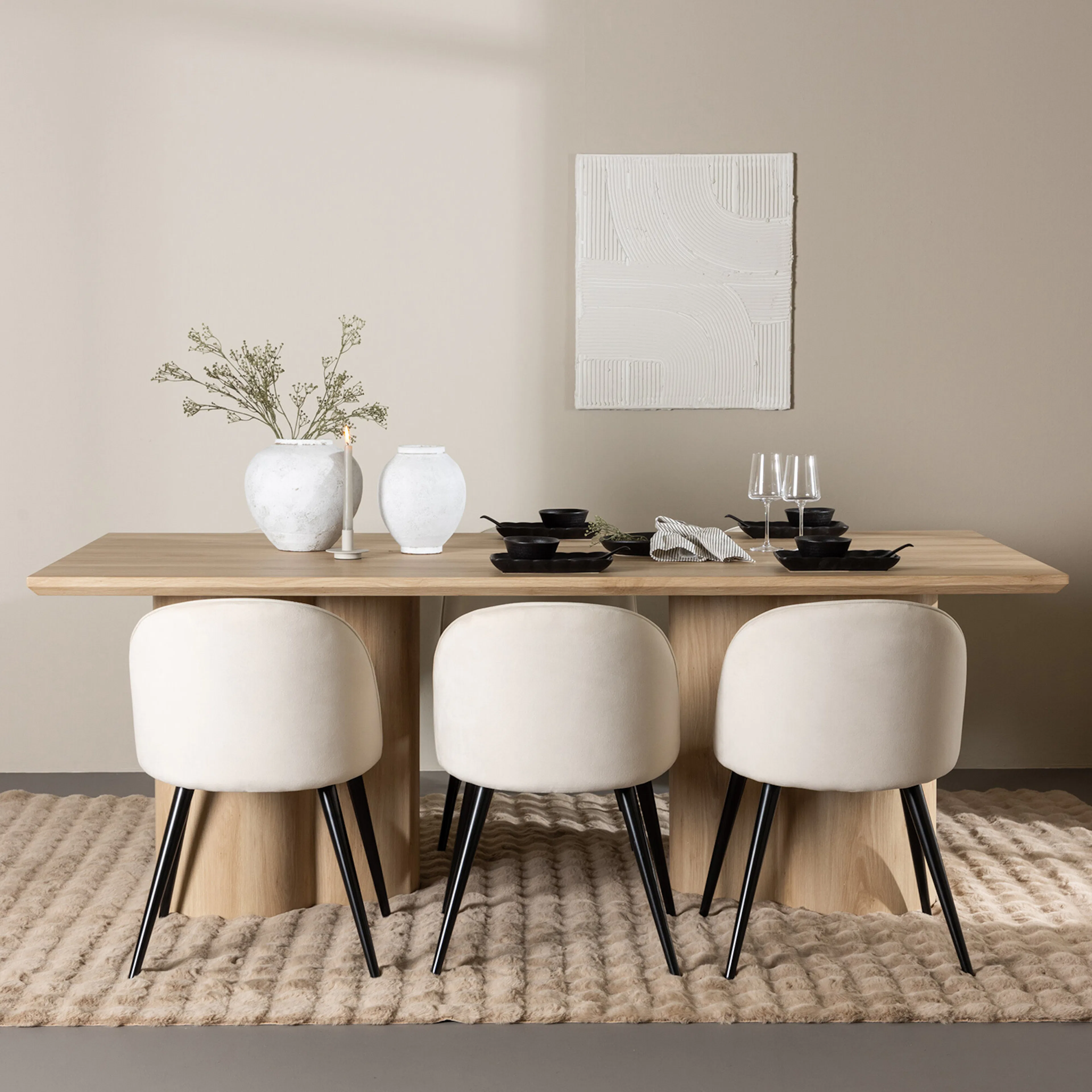 Vittvätt/Beige