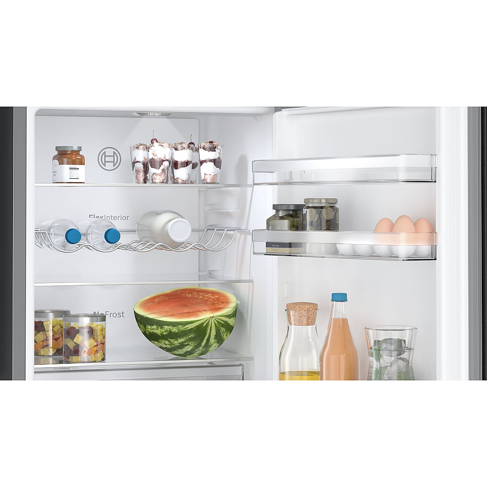 Kombiskåp Kyl/Frys Bosch 2 st KGN36VXCT Serie 4 186cm Otroligt Tyst Energiklass C