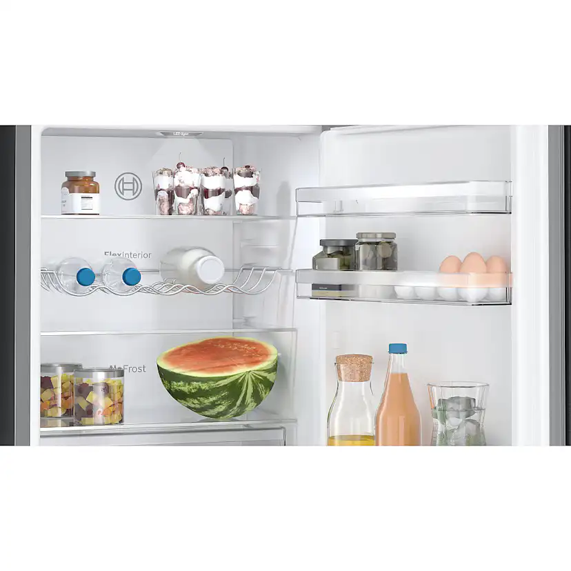 Kombiskåp Kyl/Frys Bosch 2 st KGN36VXCT Serie 4 186cm Otroligt Tyst Energiklass C